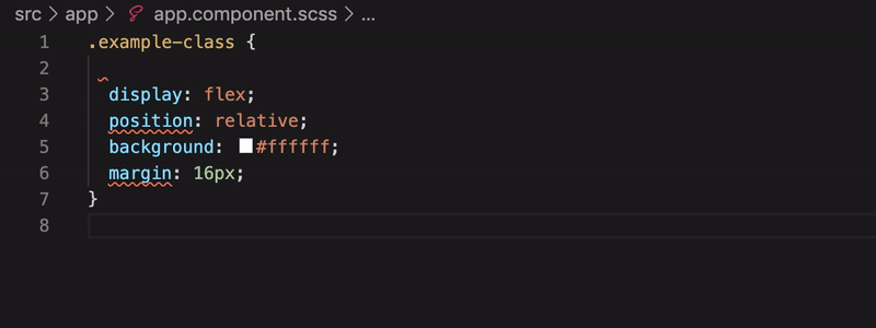 VS Code stylelint autofix